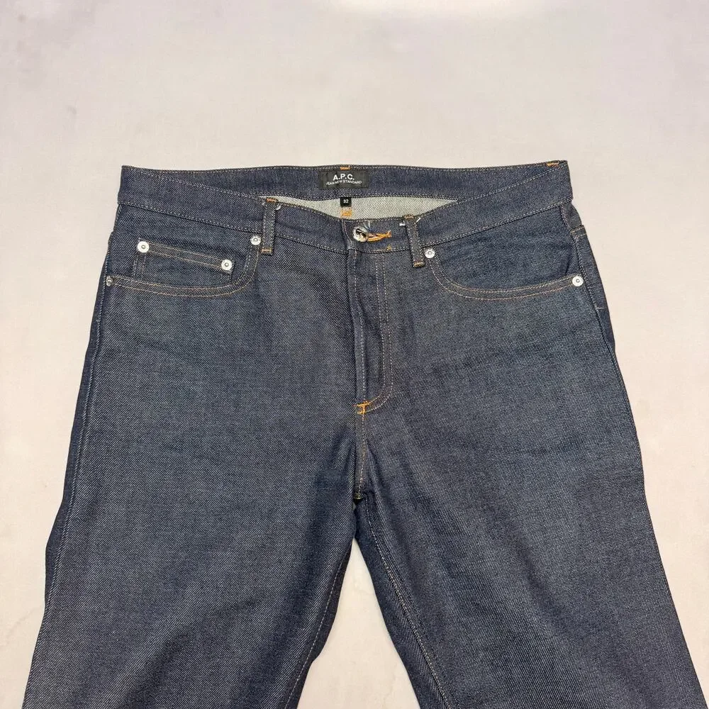 A.P.C. Jean New Standard Selvedge Denim Jeans Men's 32x34 Minimalist